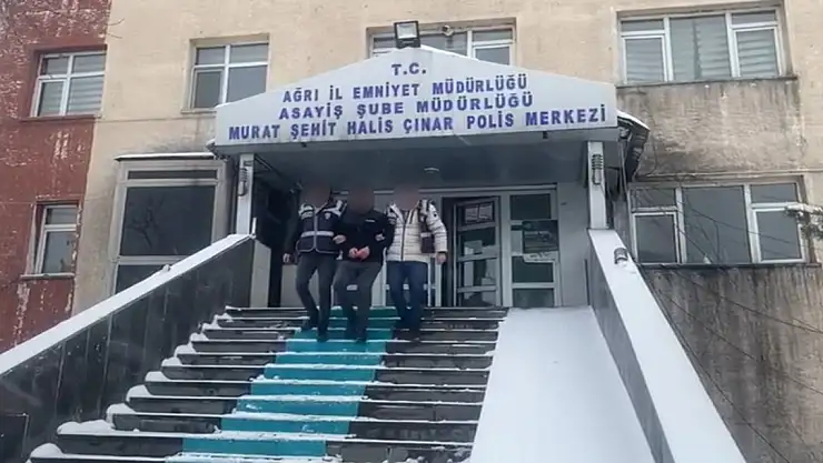 Ağrı'da 47 suç kaydı ve 21 yıl hapis cezası olan firari ele geçirildi