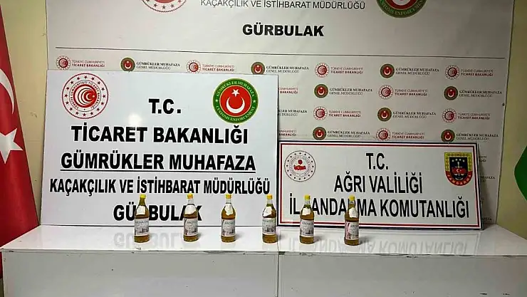 Gürbulak'ta 12 milyonluk sıvı uyuşturucu ele geçirildi