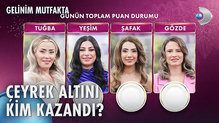 Gelinim Mutfakta 12 Şubat 2024 Puan Durumu AÇIKLANDI! 12 Şubat Gelinim Mutfakta Bugün Çeyreği Kim Kazandı?