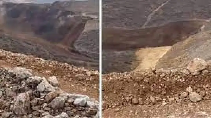 Altın madeninde toprak kaydı…. Göçük altında kalanlar var…