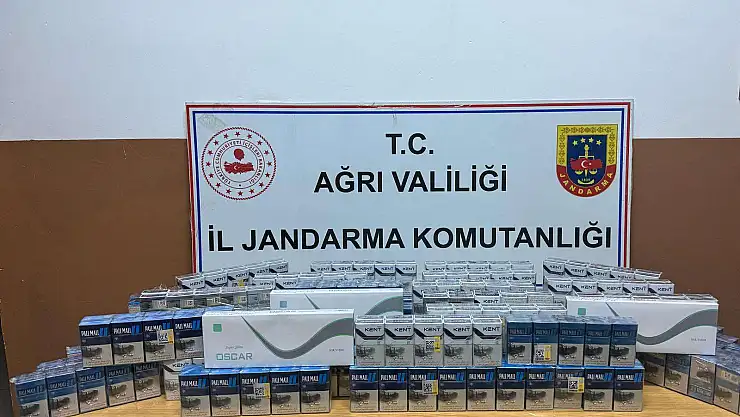 Ağrı'da 950 paket kaçak sigara yakalandı