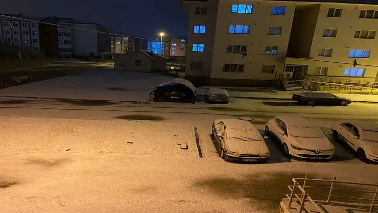 Ağrı'da baharın ardından kar sürprizi