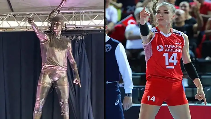 Eda Erdem heykeli tartışma konusu oldu… İşte o heykel…