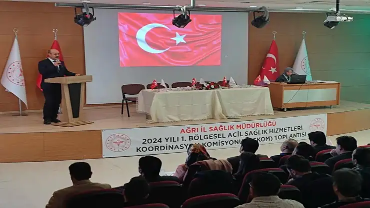 Ağrı'da ilk kez acil sağlık hizmetleri toplantısı yapıldı