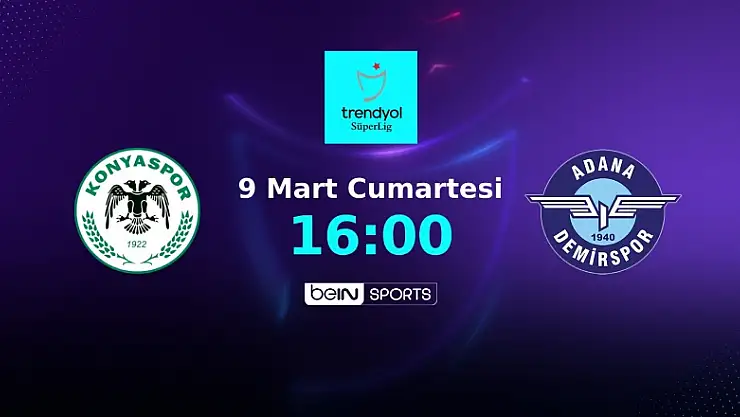 Konyaspor - Adana Demirspor Maçında Heyecan Dorukta