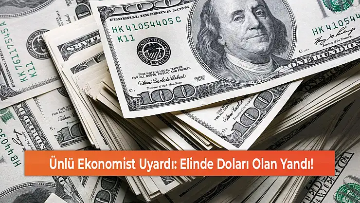 Ünlü Ekonomist Uyardı: Elinde Doları Olan Yandı!