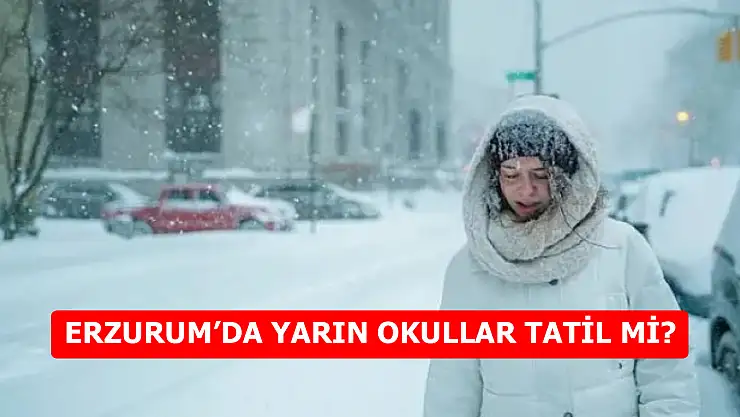 22 Mart 2024 Erzurum'da okullar tatil mi? Yarın Erzurum'da okullar tatil edildi mi, Valilik açıklama