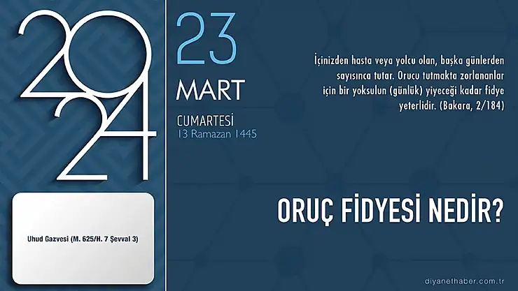 Oruç fidyesi nedir?