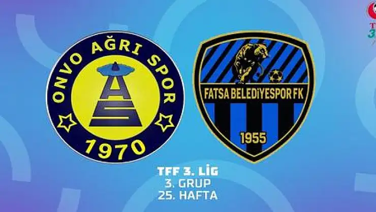 Ağrıspor-Fatsa Belediyespor Maçı Canlı İzle