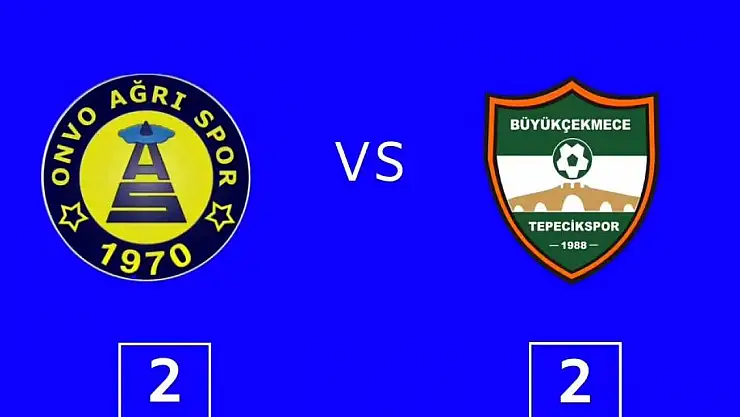 Ağrıspor skoru tutamadı