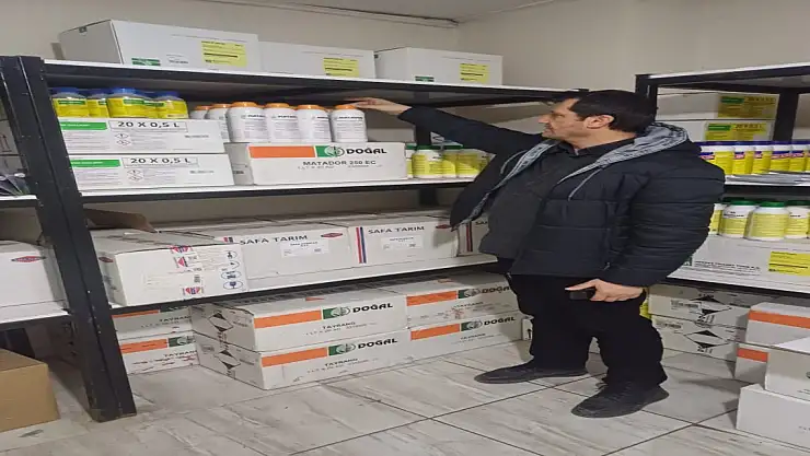 Ağrı'da bitki koruma ürünleri bayileri denetlendi