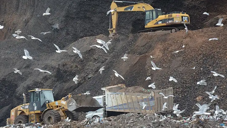 Gresor tepesi çöpten arındırılıyor