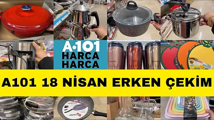 A101 18 Nisan – 25 Nisan 2024 Perşembe aktüel ürünler! Beyaz eşya indirimi