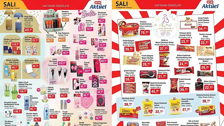 BİM 23 Nisan 2024 indirimli ürünler listesi