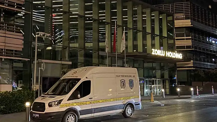 Zorlu Holding binasına silahla ateş açıldı