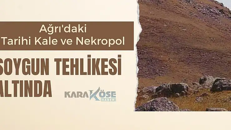 Ağrı'daki Tarihi Kale ve Nekropol Soygun Tehlikesi Altında