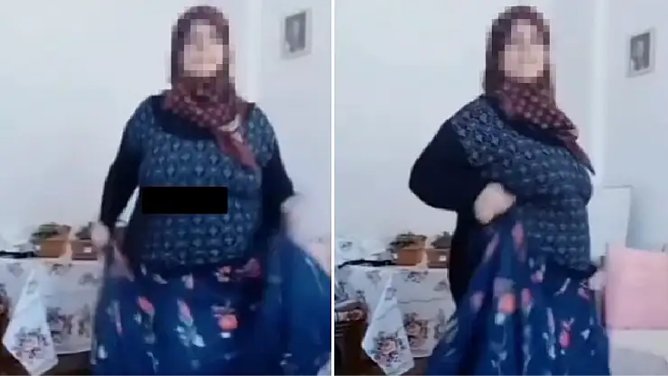TikTok'ta skandallar bitmiyor! 50 yaşındaki kadının paylaşımı büyük tepki çekti