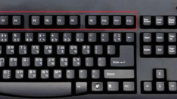 Klavyedeki F10 tuşu ne işe yarar?