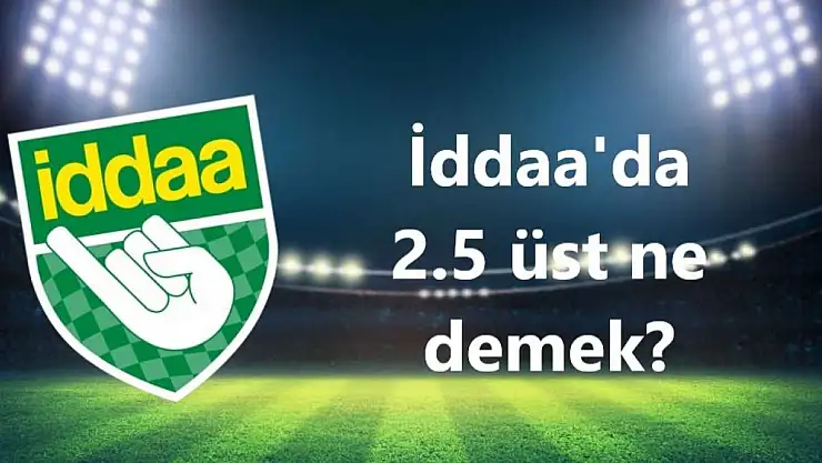 2.5 üst ne demek?