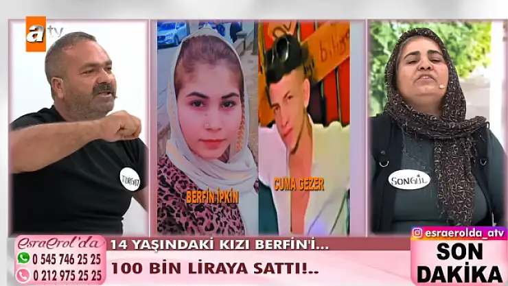 14 yaşındaki kızlarını 100 bin liraya satmışlar!