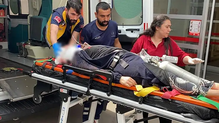 Adıyaman'da eşinin kullandığı motosikletten düşen kadın ağır yaralandı!