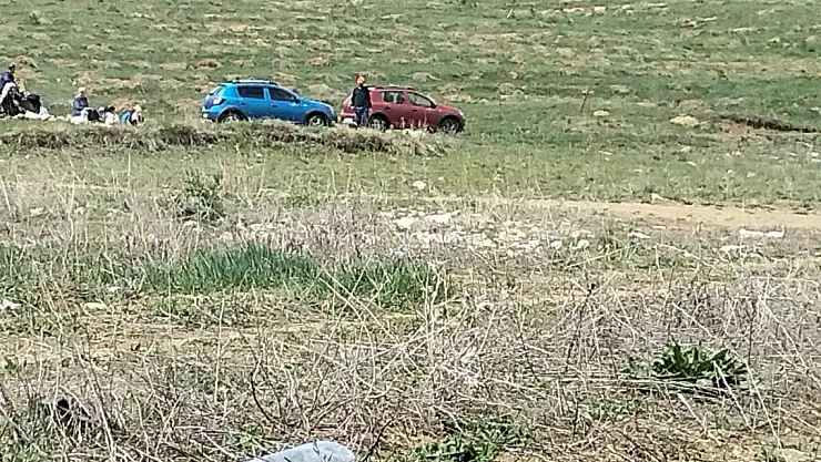 Ağrı'da Baraj yolu piknikçilerle doldu