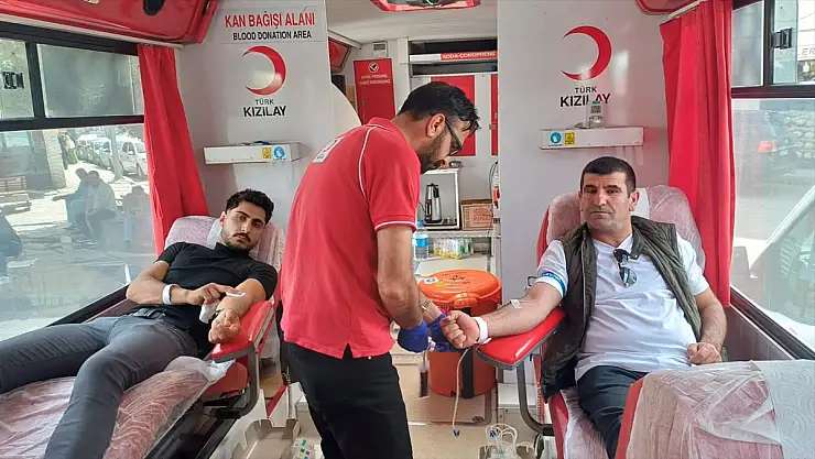 Malazgirt'te kan bağışına yoğun ilgi