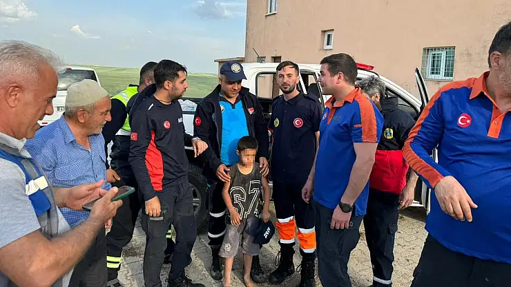Diyarbakır'da kaybolan çocuk ekip çalışmasıyla bulundu