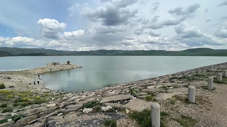 Yazıcı Barajı'nda su seviyesi arttı