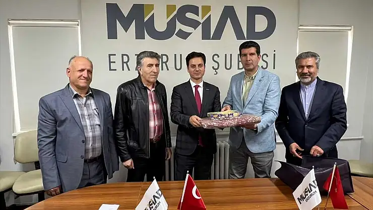 Erzurum'da MÜSİAD üyeleri ile İranlı iş insanları işbirliği için görüştü
