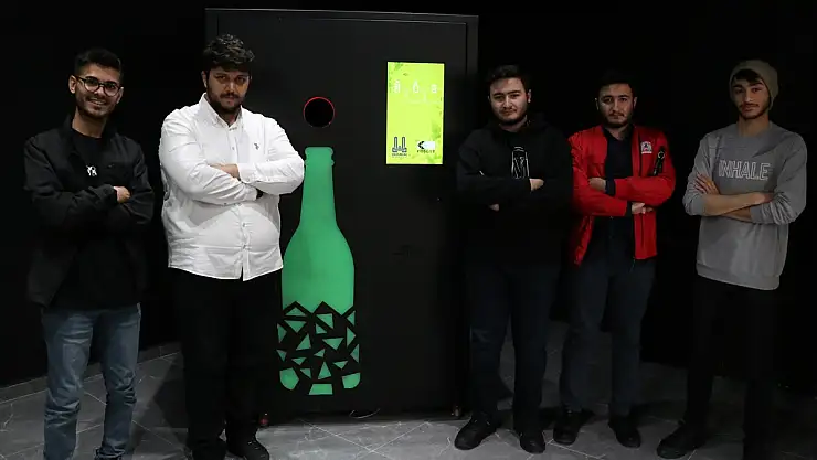 Erzurumlu genç mühendisler atık dönüşüm makinesi geliştirdi