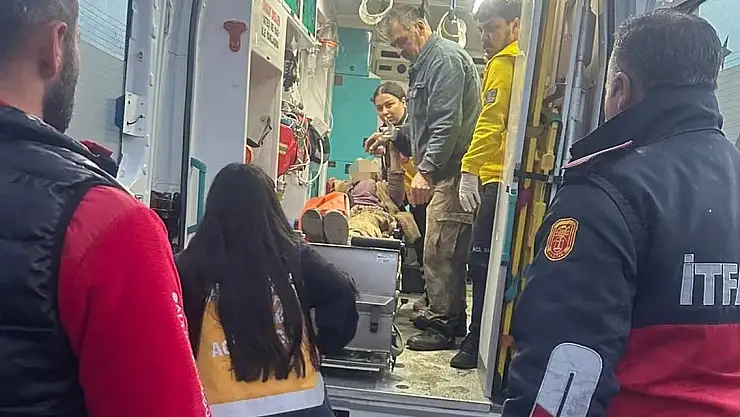 Kars'ta karbonmonoksitten zehirlenen kadın tedavi altına alındı