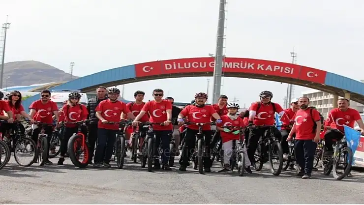 Iğdır'da 1.Turan Yolu Bisiklet Turu düzenlendi
