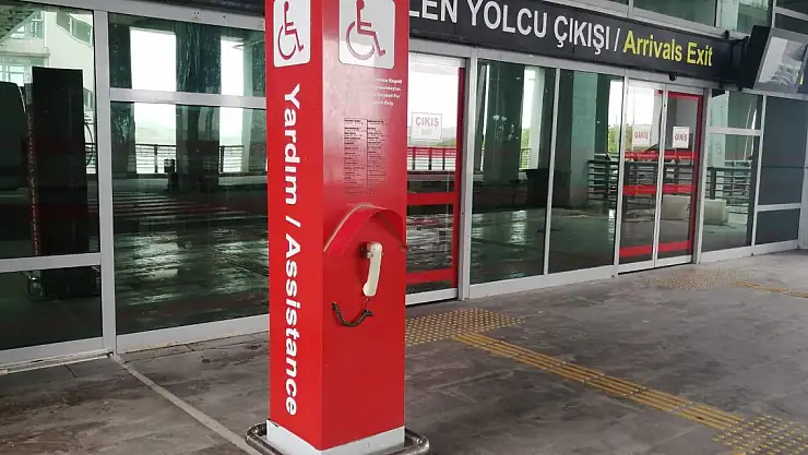 Ağrı Havalimanında yaşlı ve engelliler için çağrı merkezi