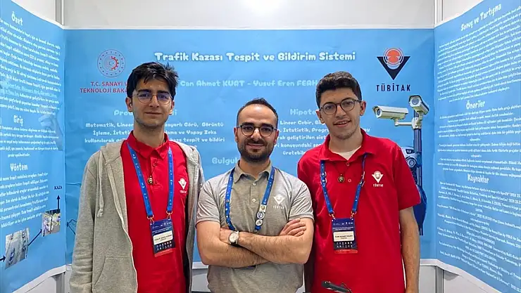 Erzurum'da lise öğrencileri geliştirdikleri proje ile Türkiye ikincisi oldu