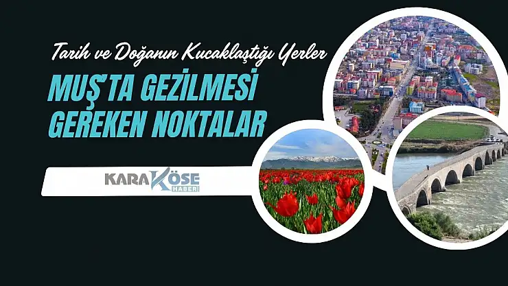 Tarih ve Doğanın Kucaklaştığı Yerler: Muş'ta Gezilmesi Gereken Noktalar