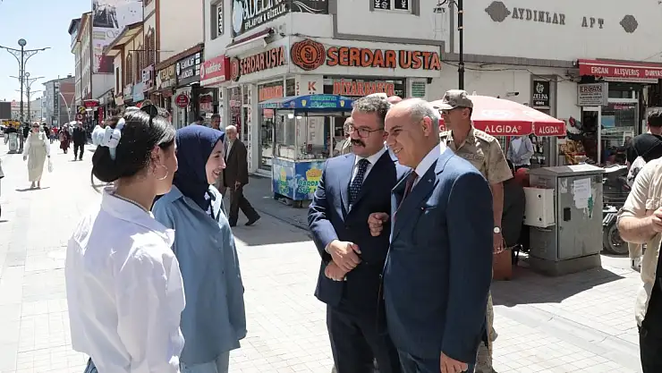 İki Vali Ağrı sokaklarını dolaştılar