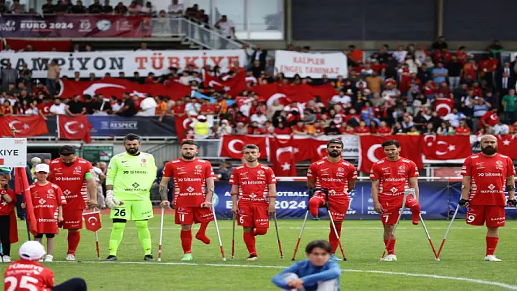 Ampute Milli Futbol Takımı 3. kez Avrupa şampiyonu oldu