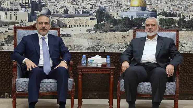 Dışişleri Bakanı Fidan, Doha'da İsmail Haniye ile görüştü