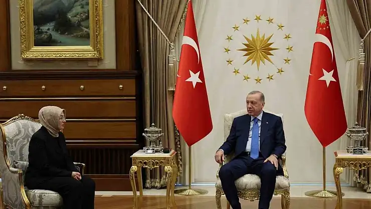 Cumhurbaşkanı Erdoğan, Ayşe Ateş'i kabul etti