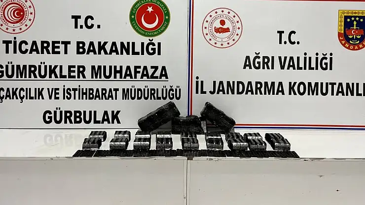 Ağrı Gürbulak'ta uyuşturucu hap