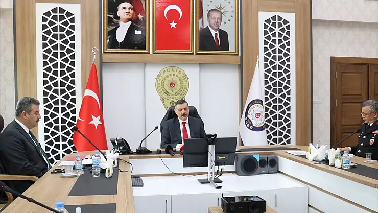 Erzurum'da 'Asayiş ve Güvenlik Değerlendirme Toplantısı' yapıldı