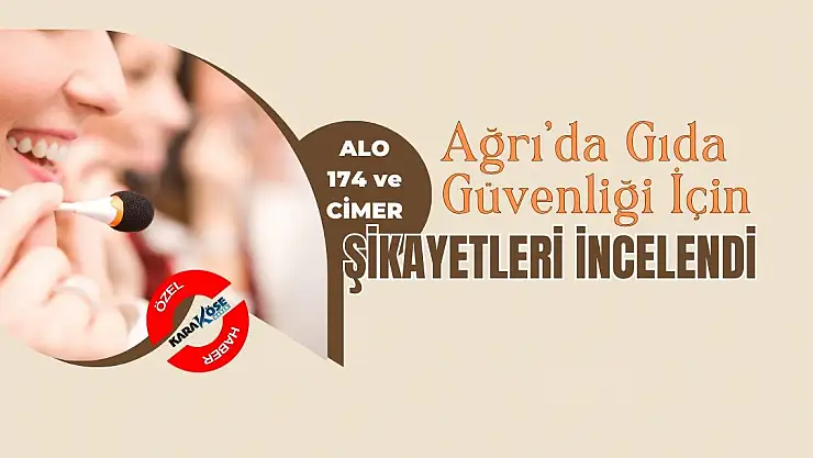 Ağrı'da ALO 174 ve CİMER'e 94 şikâyet gitti