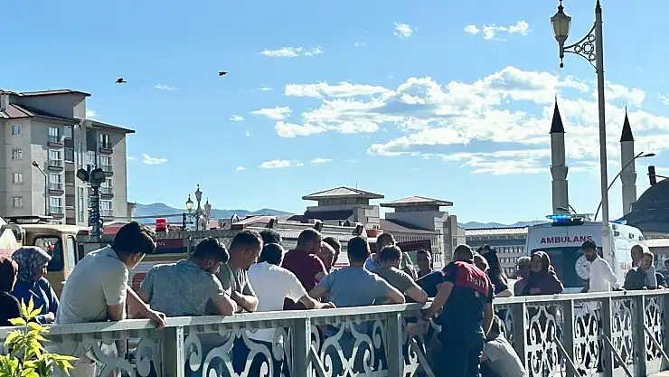 Ağrı'da kendini köprüden atmak isteyen kadın bir türlü ikna olmadı