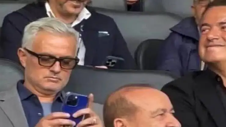 Jose Mourinho, Türkiye - Portekiz maçını takip etti
