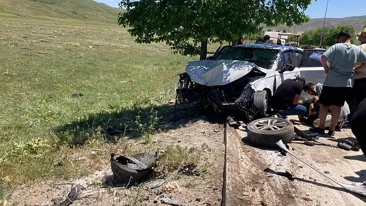 Tekman'da feci kaza: 2'si ağır 8 yaralı