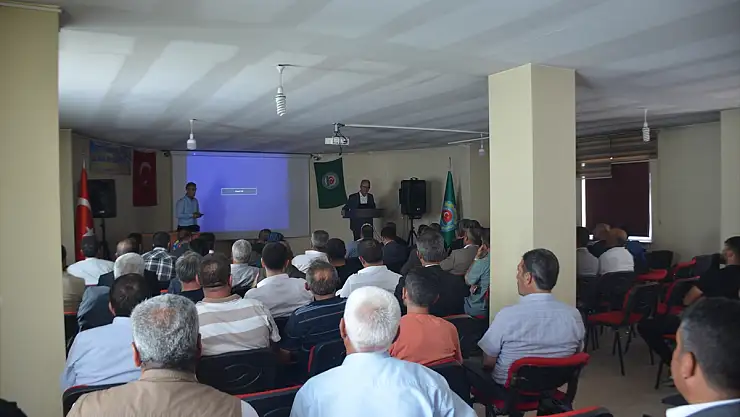 Muş'ta çiftçilere hububat alımı hakkında bilgi verildi