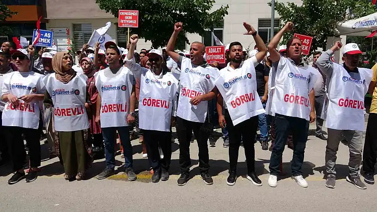 Van'da işten çıkarılan belediye işçileri iki aydır eylem yapıyor