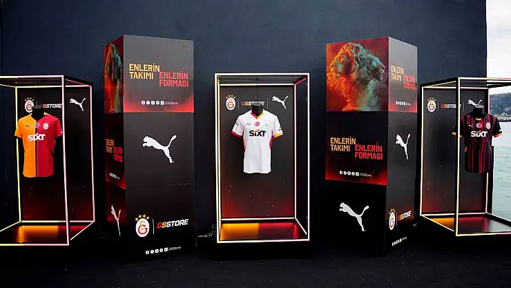 Galatasaray'ın yeni sezon formaları tanıtıldı