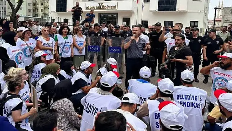 Iğdır'da Memur-Sen'den belediyedeki işten çıkarmalara tepki